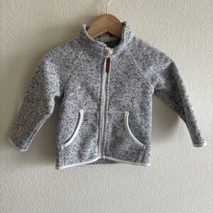 H&M Kids Gray Fleece Jacket 9-12M